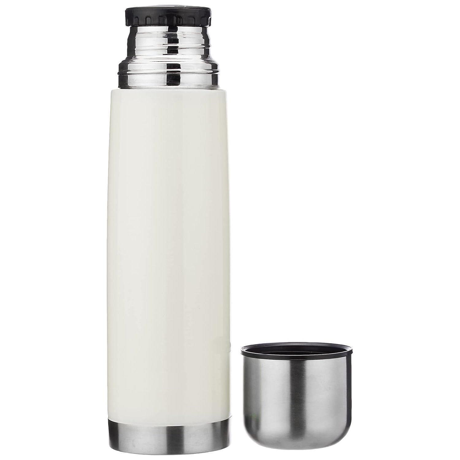 

Термос-бутылка из нержавеющей стали с изоляцией, 24 часа горячая или холодная, 1000 мл, не совсем белая