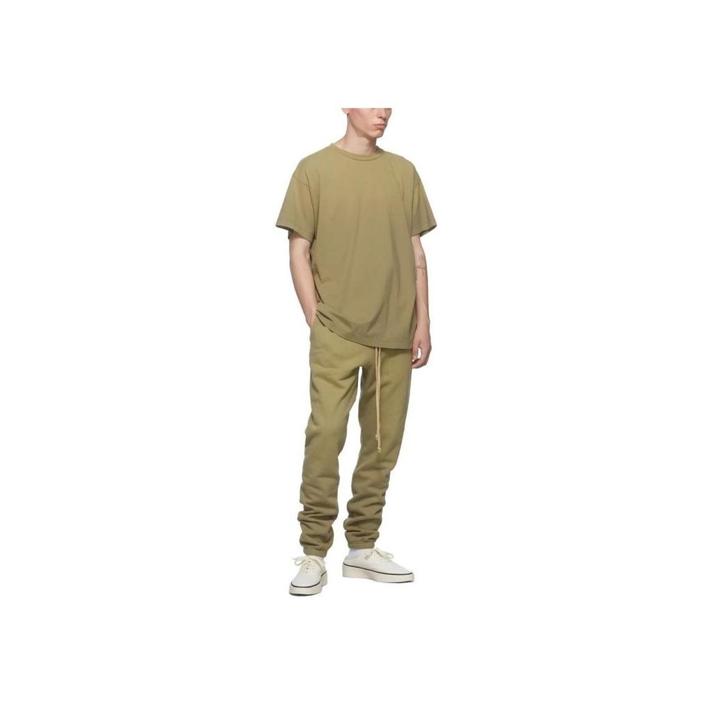 Fear Of God SS23 Eternal Series Short Sleeve Cotton Jersey T-Shirt In Green Vintage Army Men T-Shirts FOG-SS23-731