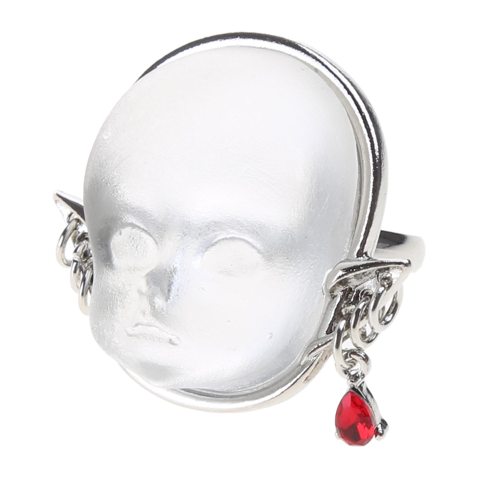 Adjustable Rings Wedding Ring Baby Face Dating Rings Alloy Material Open Rings Finger Rings Jewelry Gift for Women Girls 1
