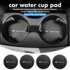 2Pcs Car Coasters Water Cup Holder Non-Slip Mat Accessories For Hyundai N Line Tiburon Coupe Tuscani I30 I20 IX35 I40 Sonata Lf3