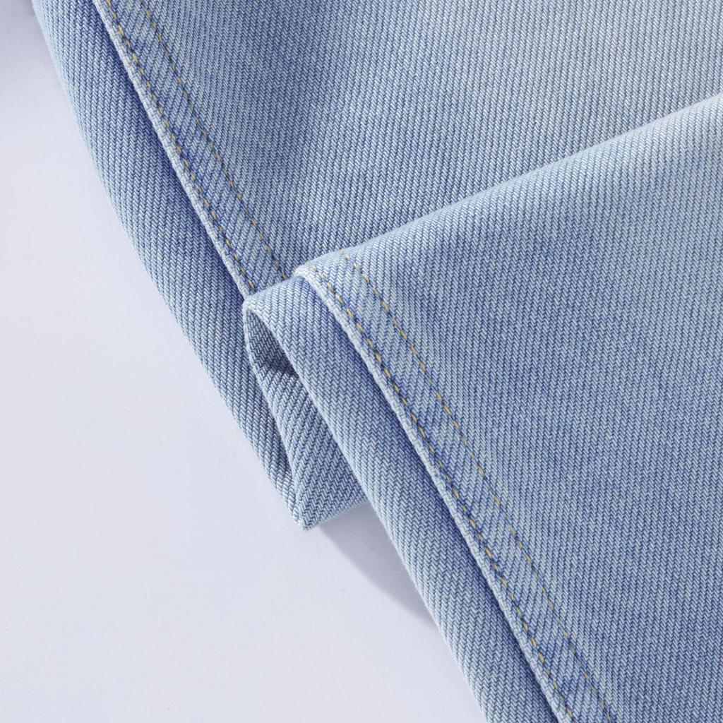 2024 Summer Women's High-Waisted Wide-Leg Jeans – Lightweight, Loose, Slimming, Floor-Length Pants
