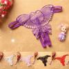 Womens Panties Leisure Butterfly G-string Open Crotchles
