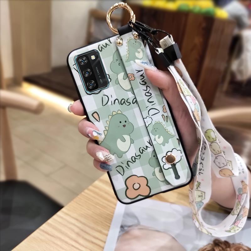 Wristband Soft Case Phone Case For Blackview A100 Shockproof Waterproof Anti-dust Wrist Strap Back Cover Lanyard Cute