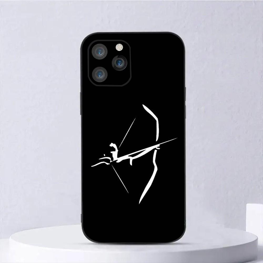 

Archery Sprot Phone Case For iPhone 15,14,13,12,11,Plus,Pro Max,XS,X,XR,SE,Mini,8,7 Soft Silicone Black Cover iPhone8