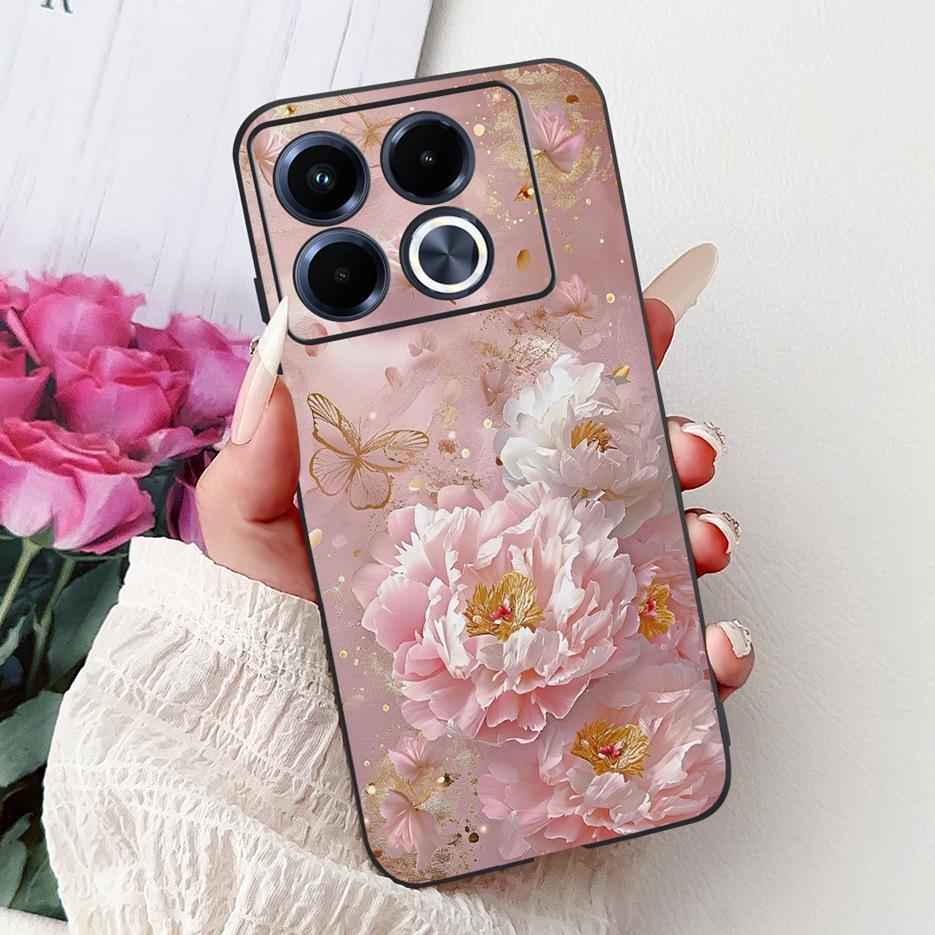 For Infinix Note 40 5G Case X6852 New Luxury Painted Cover Soft Silicone Phone Case For Infinix Note 40 Pro Plus Note40 4G Shell