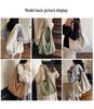 Women's Large Capacity Corduroy Tote Bag - Stylish Shoulder Bag for Students and Commuters