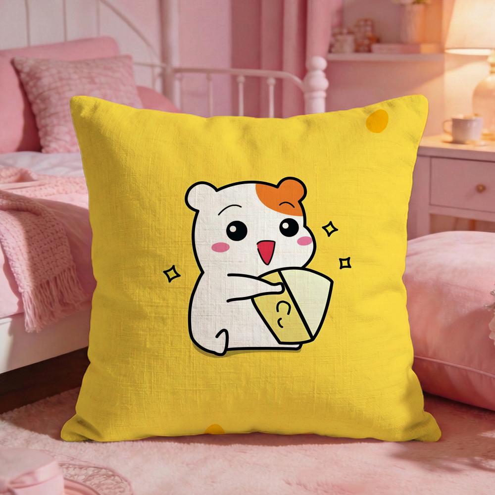 Oruchuban Ebichu Cushion Cover Premium Comfort Reversible Pillow Cove Two In One Design For Any Room Car Interior