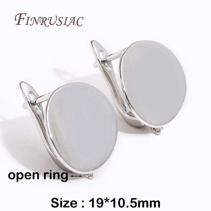 Earring Hooks Shvenzy Accessories 18K Real Gold Plated Basic Earwires Fasteners For DIY Fashion Women Earrings Making Findings