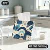 1pc Tissue Box, Art Deco Celestial Arches Starry Dreams Pattern, 2D Flat Printing, Dust Blocking, Strong And Firm, Tissue Bag, for Dining Table