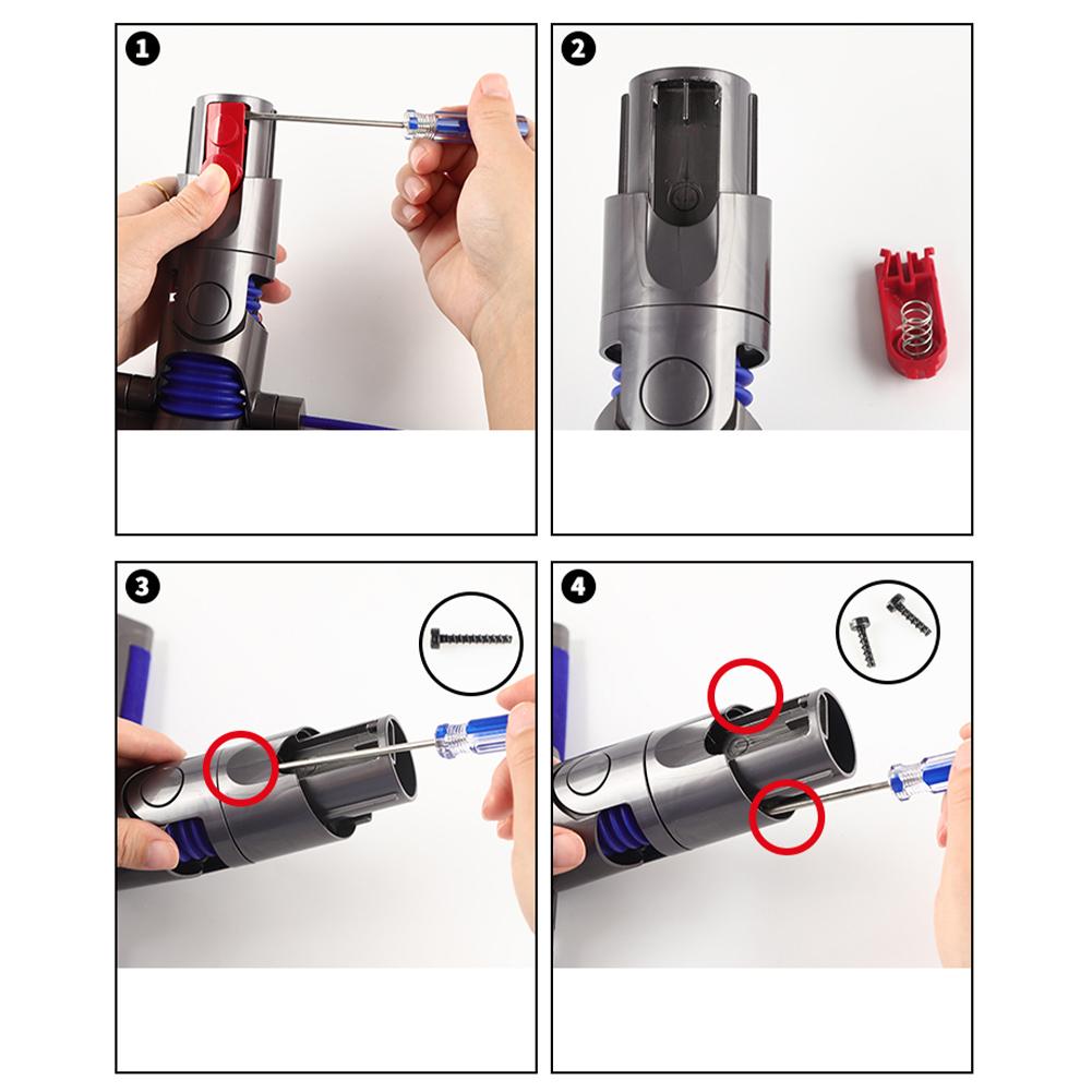 For Dyson V8 V12 Slim Soft Velvet Roller Suction Hose Replacement Parts