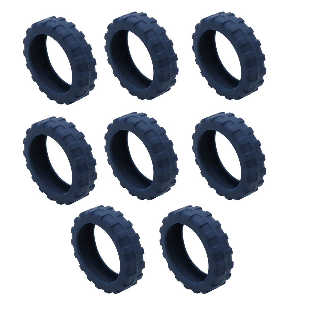 8 Pieces Luggage Wheel Protector Covers Luggage Wheel Covers Reduce Noise and Protect Your Suitcase Wheels for Men Women