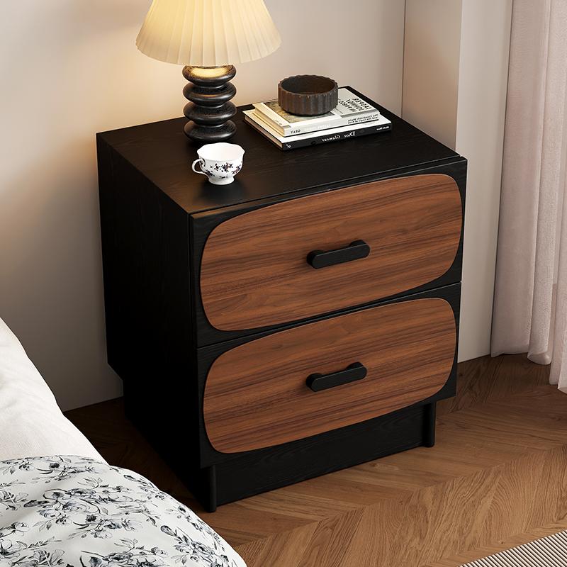Wooden Night Table Bedroom Side Bed Tables Living Room Luxury Retro Storage Cabinet Household Modern Bedroom Organizer Furniture