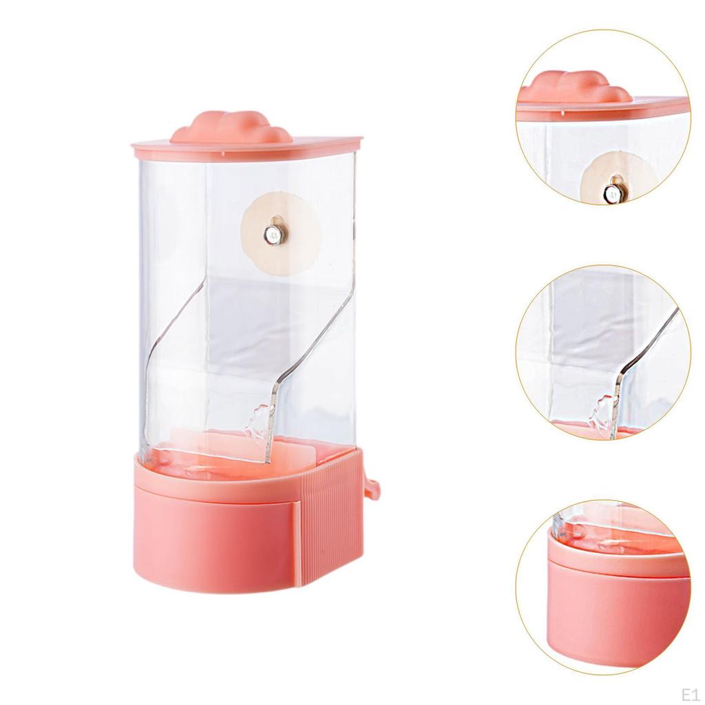 Vogelfutterspender für Papageien, Futterbehälter Nymphensittich und Wellensittich