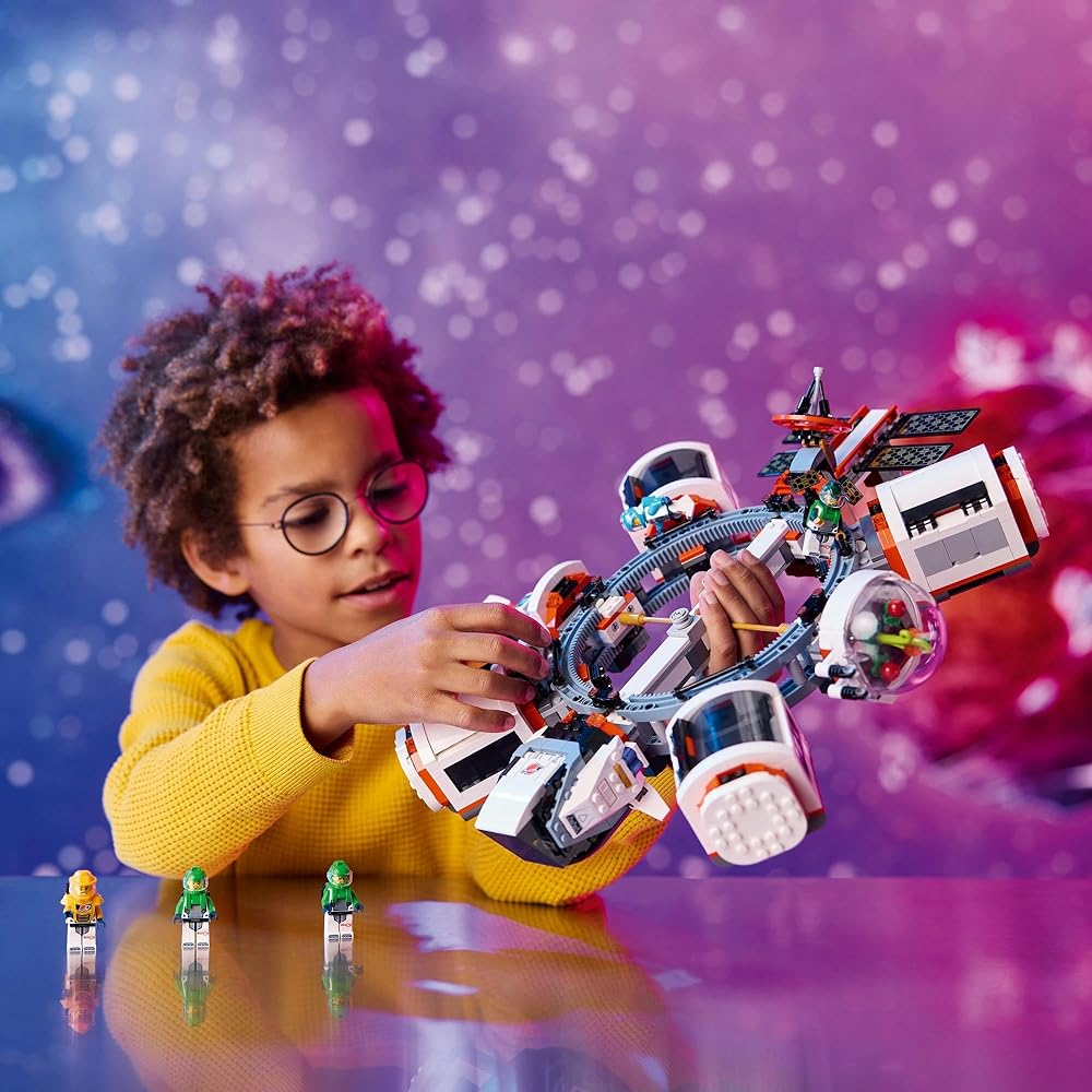LEGO City Modular Space Station Building Set 7-9 Years Old Kids Toy Blocks