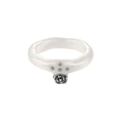 Nff Rose Drop Ring-white