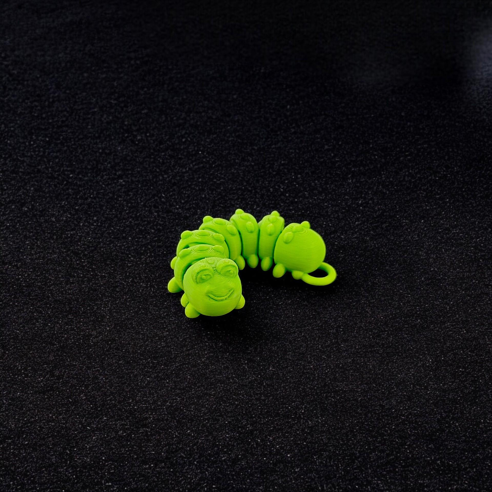 

Игрушки, напечатанные на 3D-принтере, Мини-милая фигурка гусеницы, Сделай сам, Подвеска, Аксессуары для брелка, Декор для книжной полки, Детские праздничные подарки