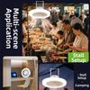 USB Rechargeable Ceiling Fan Light Energy Saving Electric Fan Night Lamp Camping Fan Light  Travel