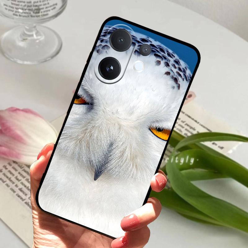 For VIVO V60 T4Pro 5G Case Cool Wolf Lion Painted Silicone Soft TPU Phone Cover Coque For VIVO T4 Pro VIVOV60 Back Bumper V2510