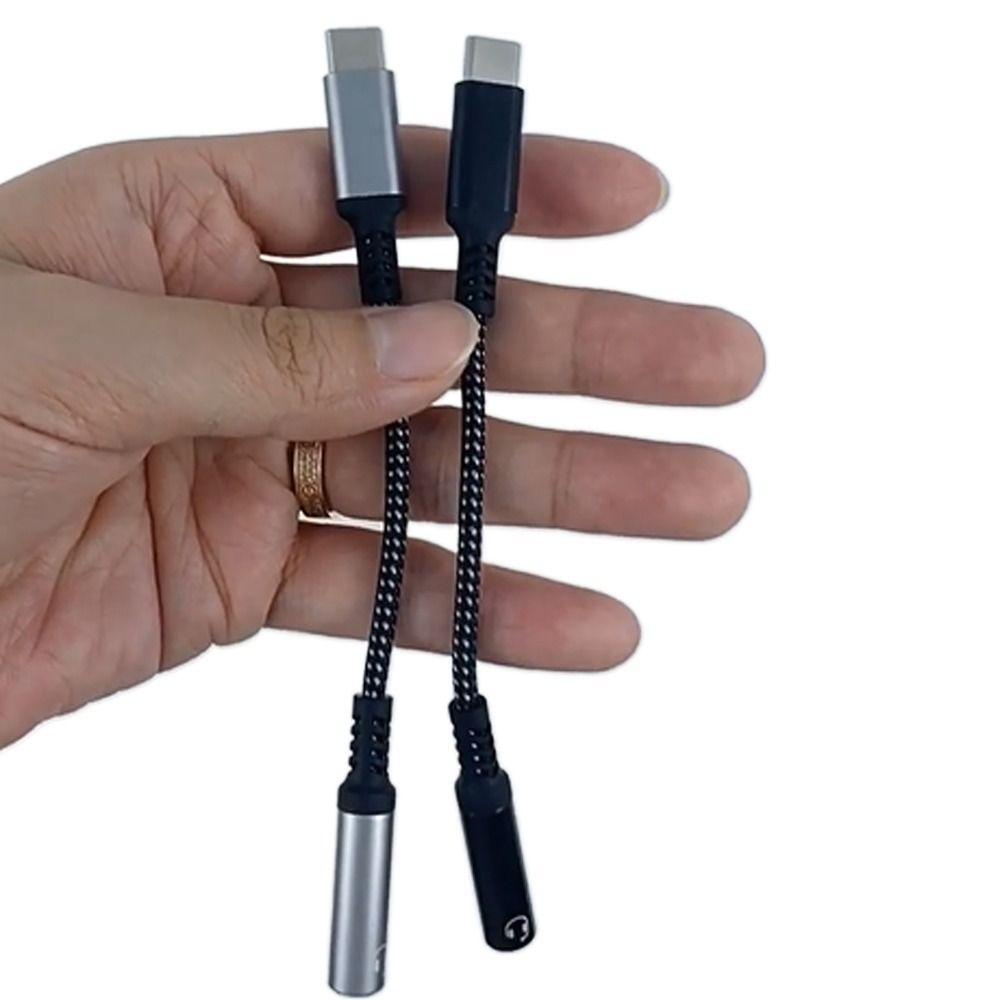 USB Type C Headphone Adapter Cable 3.5 Jack Audio Cable Type-c 3 5 Jack Audio Cable HiFi Digital Decoding