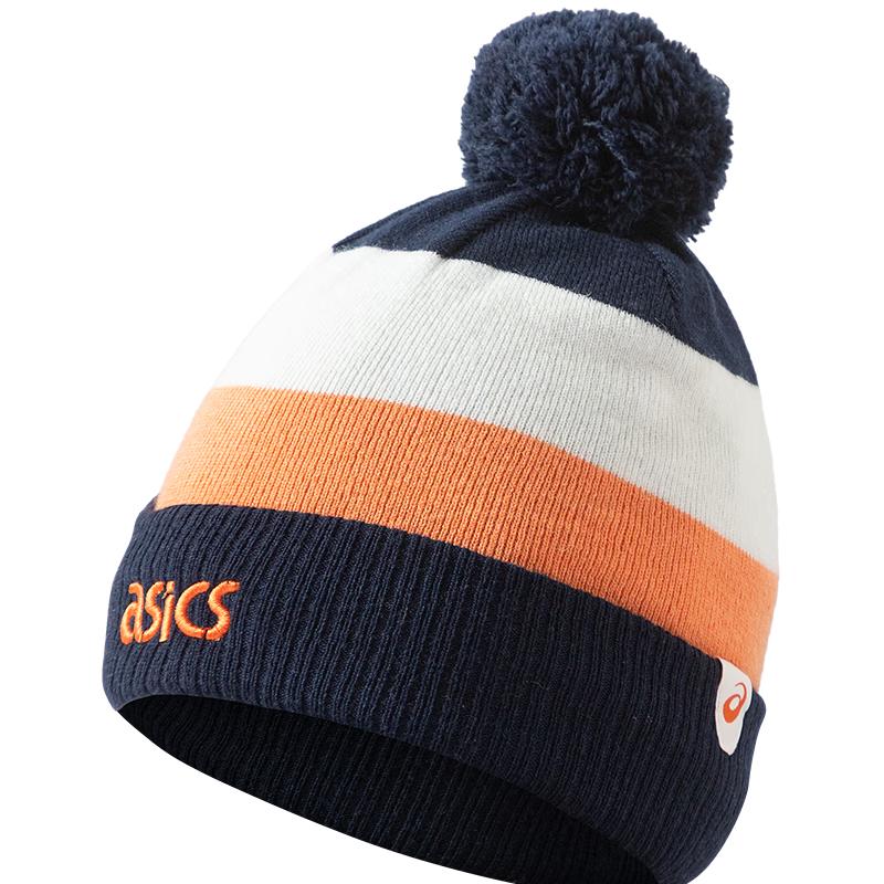 Asics Kids Striped Winter Knit Hat One Size