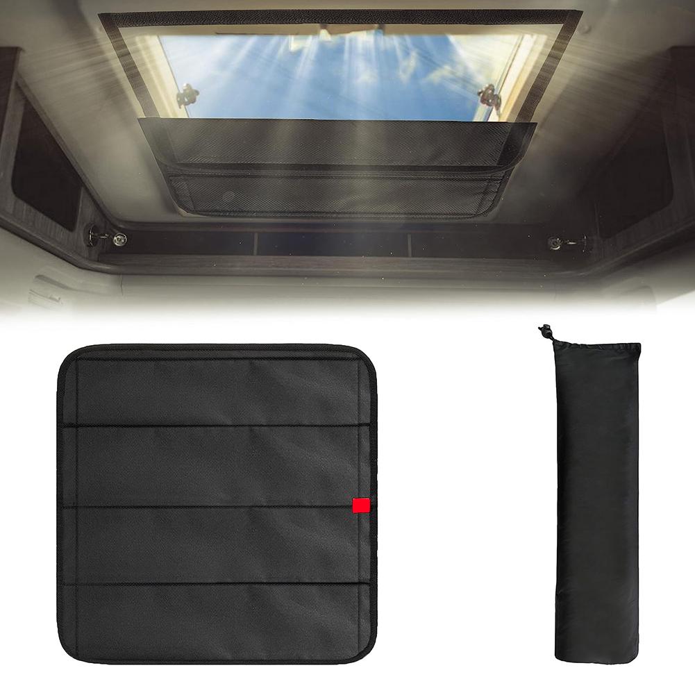 Insulated Fan Cover Roof Ventilation Cover Camping Compact Storage Complete Light Protection First-class Insulation