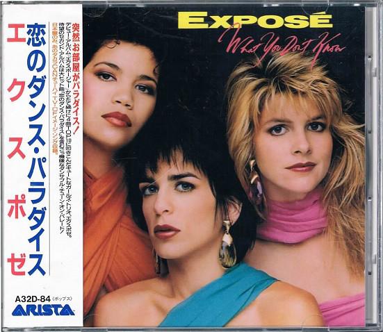 

CD EXPOSE - What You Don t Know A32D84 Arista 1989 Japan Pop Used
