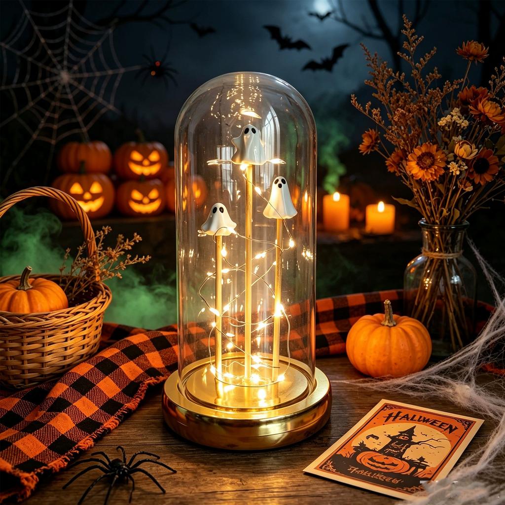 Halloween Figurine Decoration - Night Light for Party and House Decor
