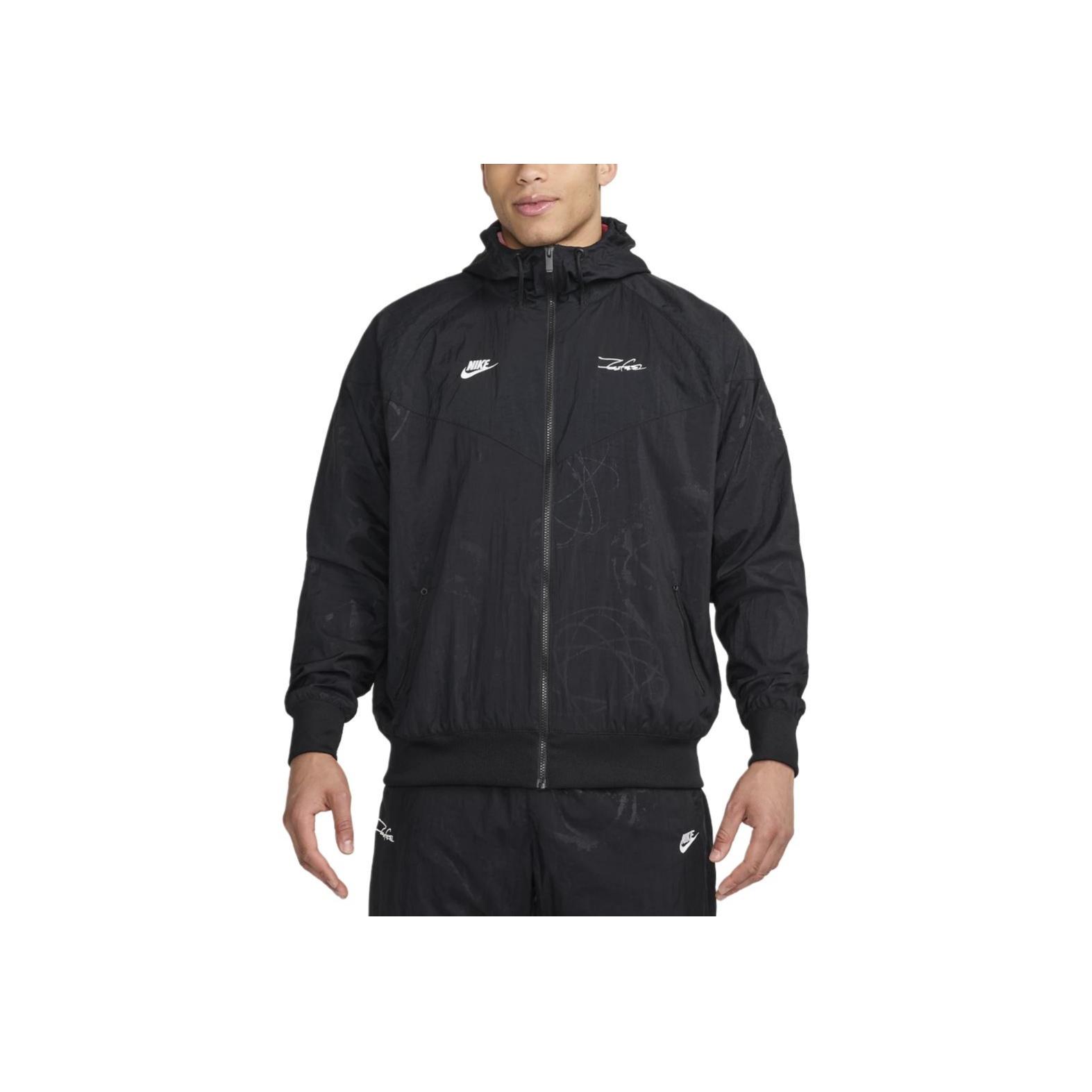 Nike Sportswear Windrunner Sweat-Wicking Comfortable Hooded Jacket Men Jackets Black HF7820-010 M