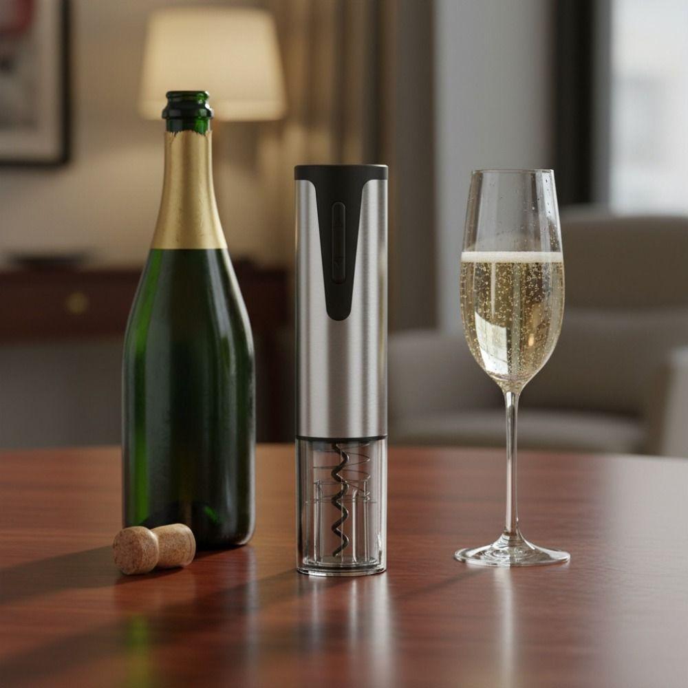 Rechargeable Electric Wine Bottle Opener Long Battery Life Cork Screwer  Party
