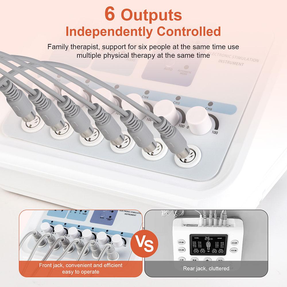 Microcurrent Muscle Stimulator EMS Tens Body Shaping Massage Breast Enhancement Neck Shoulder Back Arm Leg Massage Machine