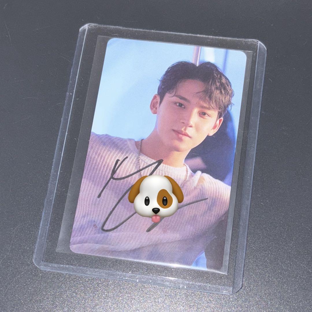 

[USED] SEVENTEEN Henggare HMV autographed trading card Mingyu