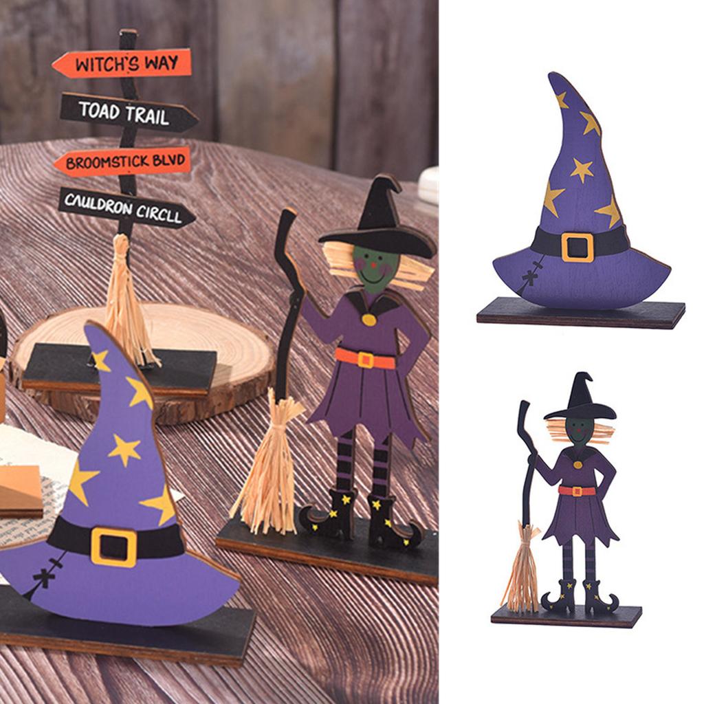 Eco Friendly Halloween Wooden Decoration For Indoor Outdoor Holiday Home Party DIY Craft