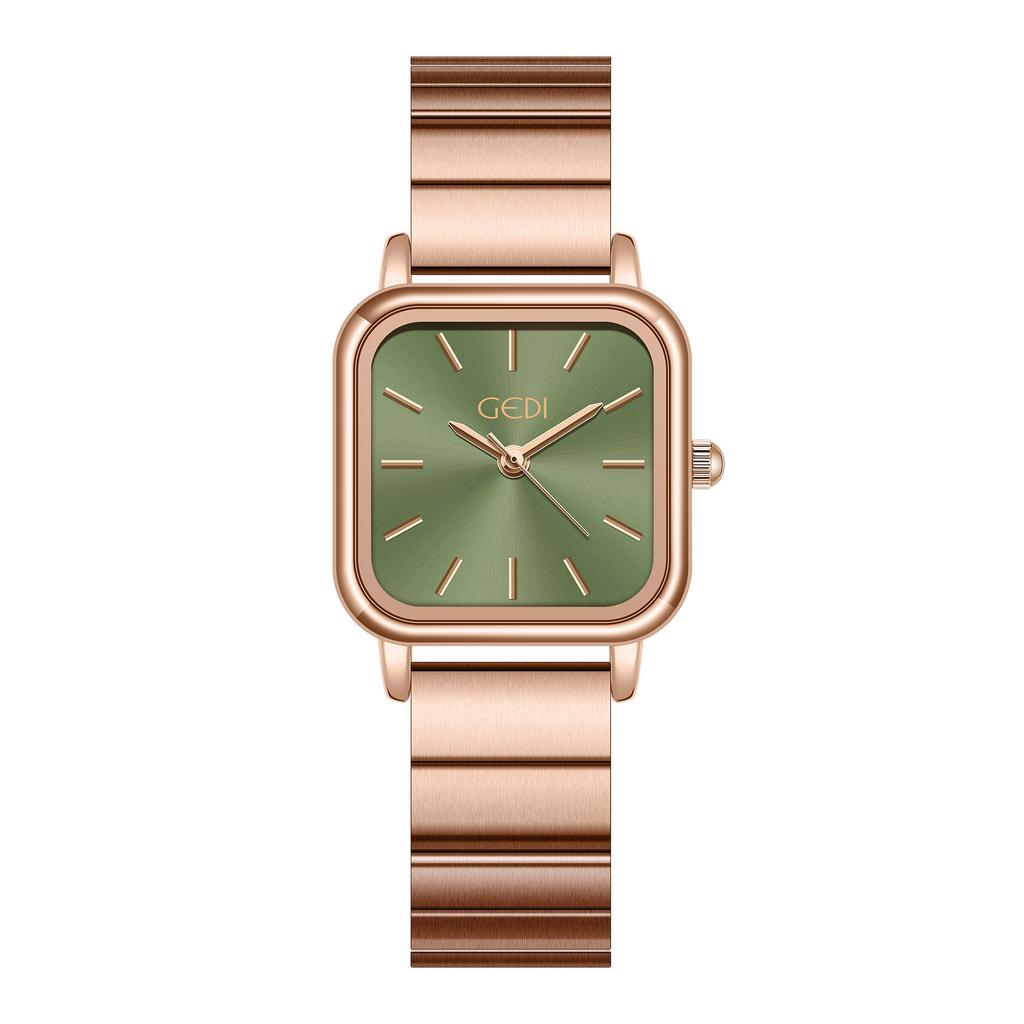 Simple Temperament Steel Belt Watch Women'S Niche Light Luxury Personalized Square Small Plate Quartz Watch Women