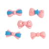Bowknot Resin Accessories: Vibrant DIY Hair Clips, Phone Case Charms, Fridge Magnets, Crocs Decorations, and Car Adornments.