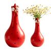 Decorative Long Neck Chicken Vase Resin Figurine Home Office Desk Sculpture Ornament