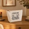 Trousse de toilette - PLANETEE - J'peux pas minimaliste - Beige - 100% coton - 3 L