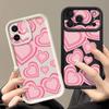 For iPhone 17 Pro Max Case Y2K Retro Gradient Love Hearts Pattern Shockproof Bumper Soft Silicone Cover For iPhone 16 15 14 13 Pro 12 11 16E Air