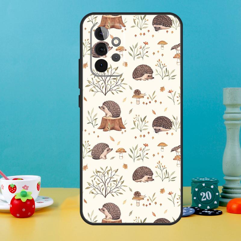 Süßes Igel-Case für Samsung Galaxy A25 A54 A34 A14 A52 A32 A12 A13 A33 A53 A15 A16 A36 A56 A26 A05 A35 A55