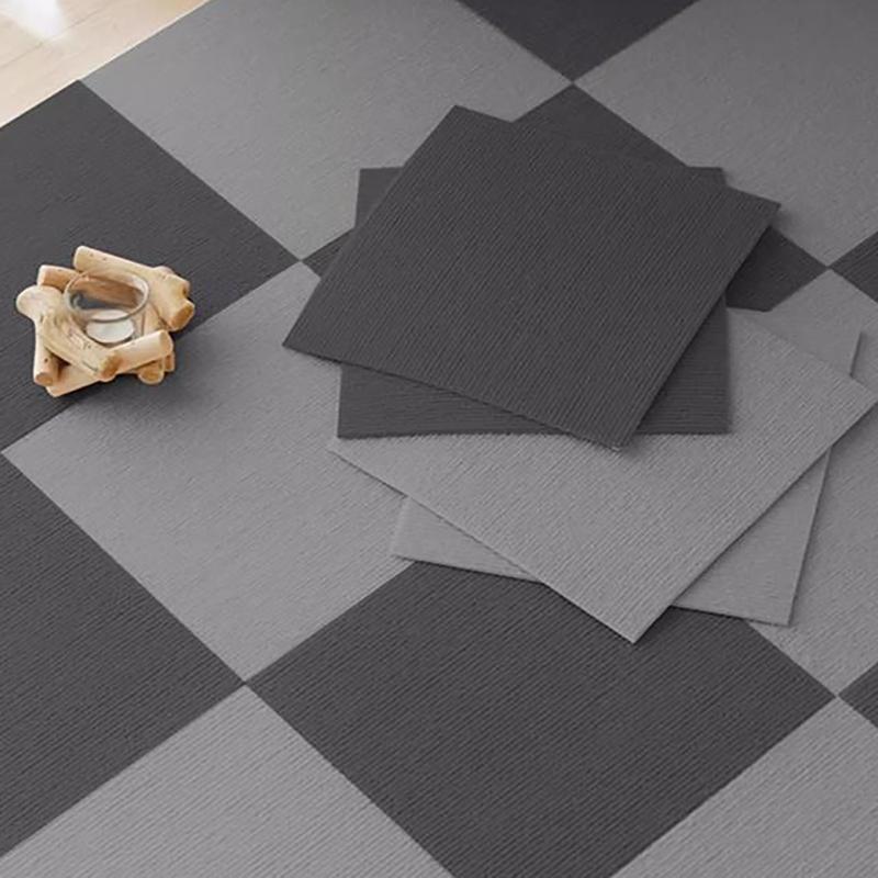 Decorative Self Adhesive Floor Mat,Modern Geometric Pattern,Water Resistant,for Bedroom,Dorm,Nursery. Peel & Stick,Silent, Anti Slip, Anti Fouling