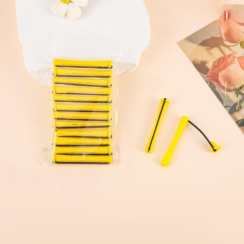 Fluffy Hair Roots  Long Curly Hair Tube with Lid  Plastic American Perm Bar Rubber Rubber Band  Bangs  Curly Hair Bar Artifact