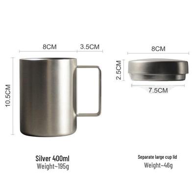 DM 316 Stainless Steel Food Grade Mug with Lid