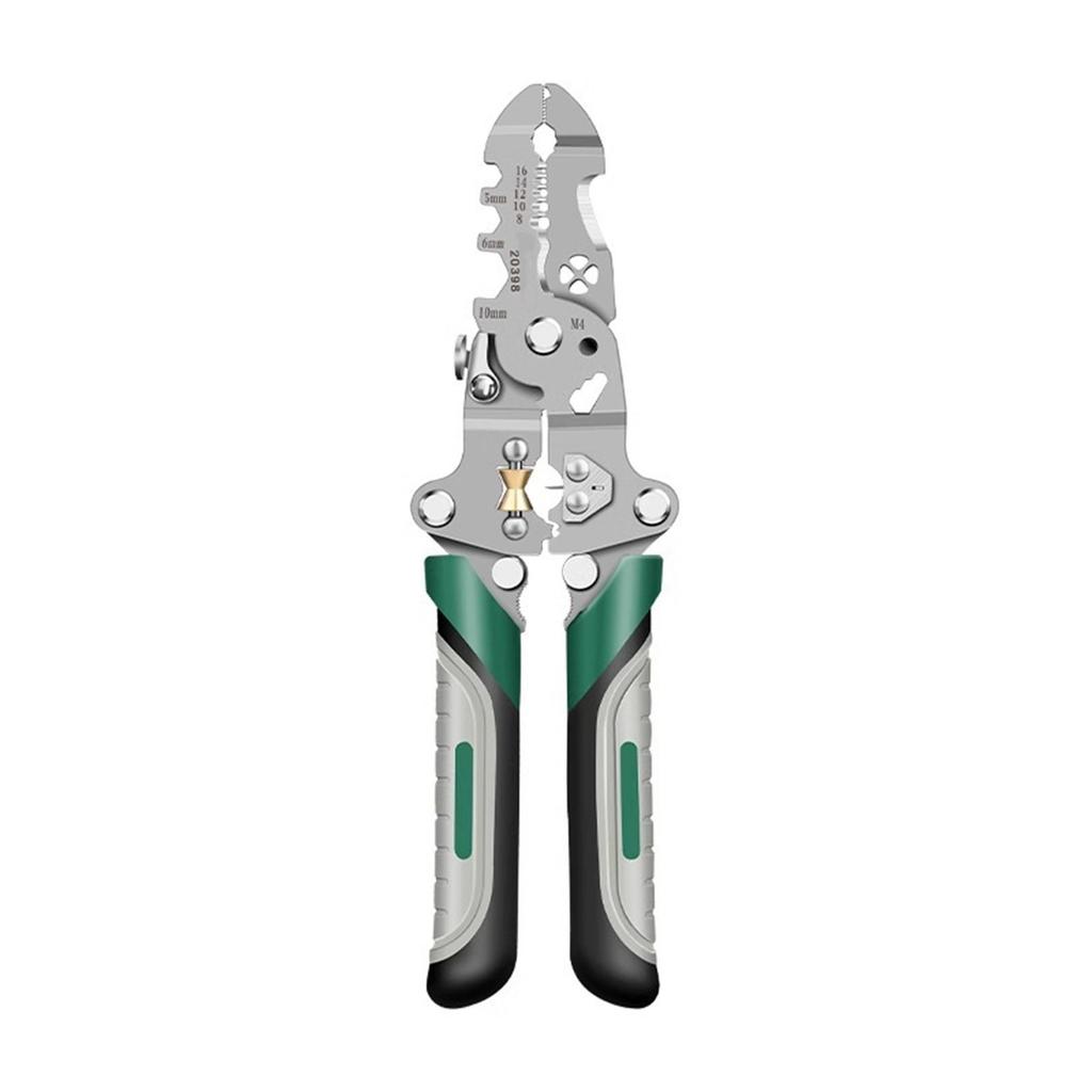 16/18 In 1 Wire Stripper Foldable Upgrade Multifunctional Folding Pliers Wire Stripper Pliers Tool for Electrical Wire