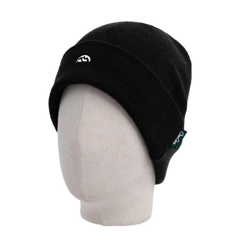 Knitted Hat for Women In Autumn and Winter Ear Protecting Woolen Knitted Hat Outdoor Mountain Climbing Face Showing Small Woolen Toe Cap Cold Hat