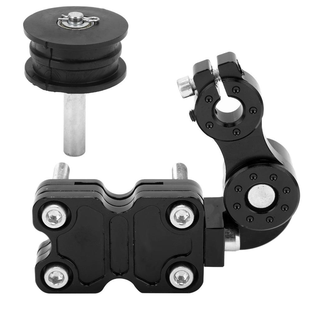 Rubber Guide Roller Motorcycle Chain Tensioner Automatic Chain Adjuster Bike DIY Modders