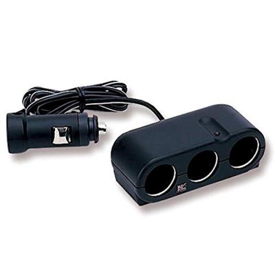 Tsuchiya Yac Car Socket Ring Light Triple 1m Extension Cord Splitter, Socket, 24V, Type, CE-342