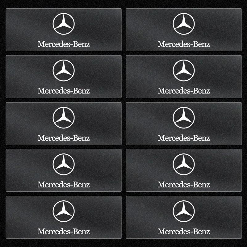 Auto Vordersitz Kopfstützen Abzeichen Aufkleber Auto Seitenfenster Aufkleber für Mercedes Benz AMG W204 W205 W212 W213 W177 W176 W117 X253 W247
