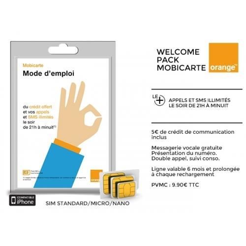 Sim Orange prépayé