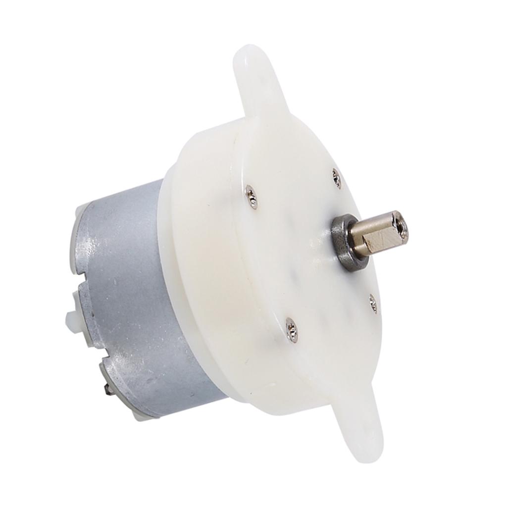 High Torque 12v DC Motor Slow Speed Electric Motor Gearbox 3RPM 4mm Shaft Diameter Micro Motor