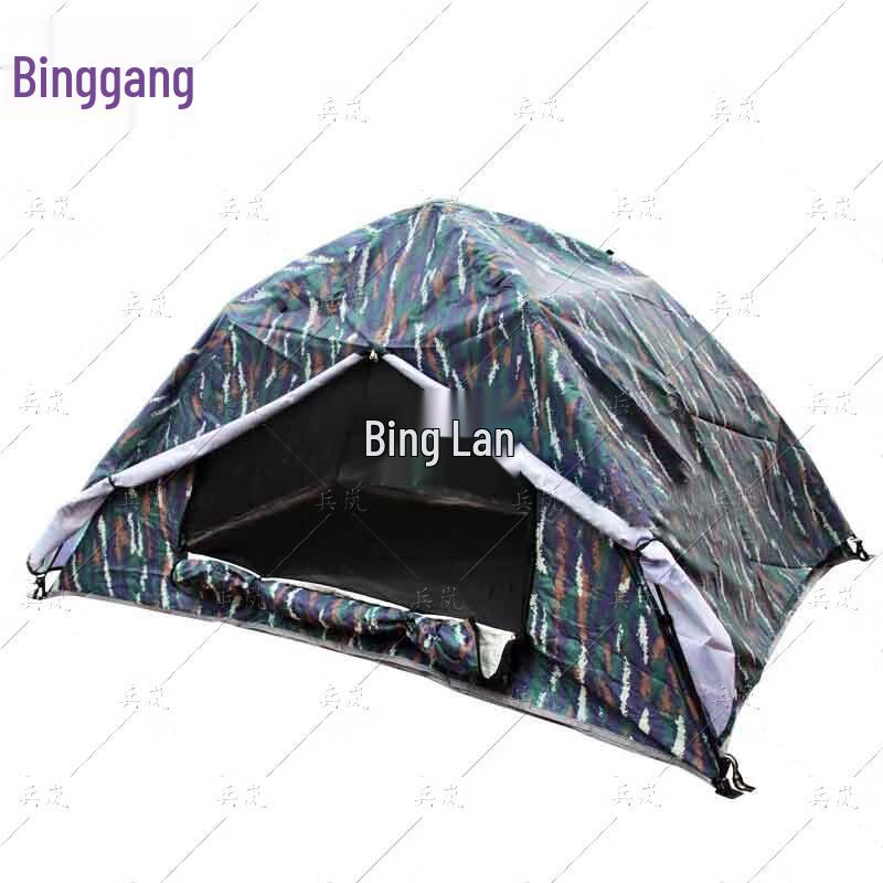 Tiger Stripe Camouflage Automatic Cotton Camping Tent