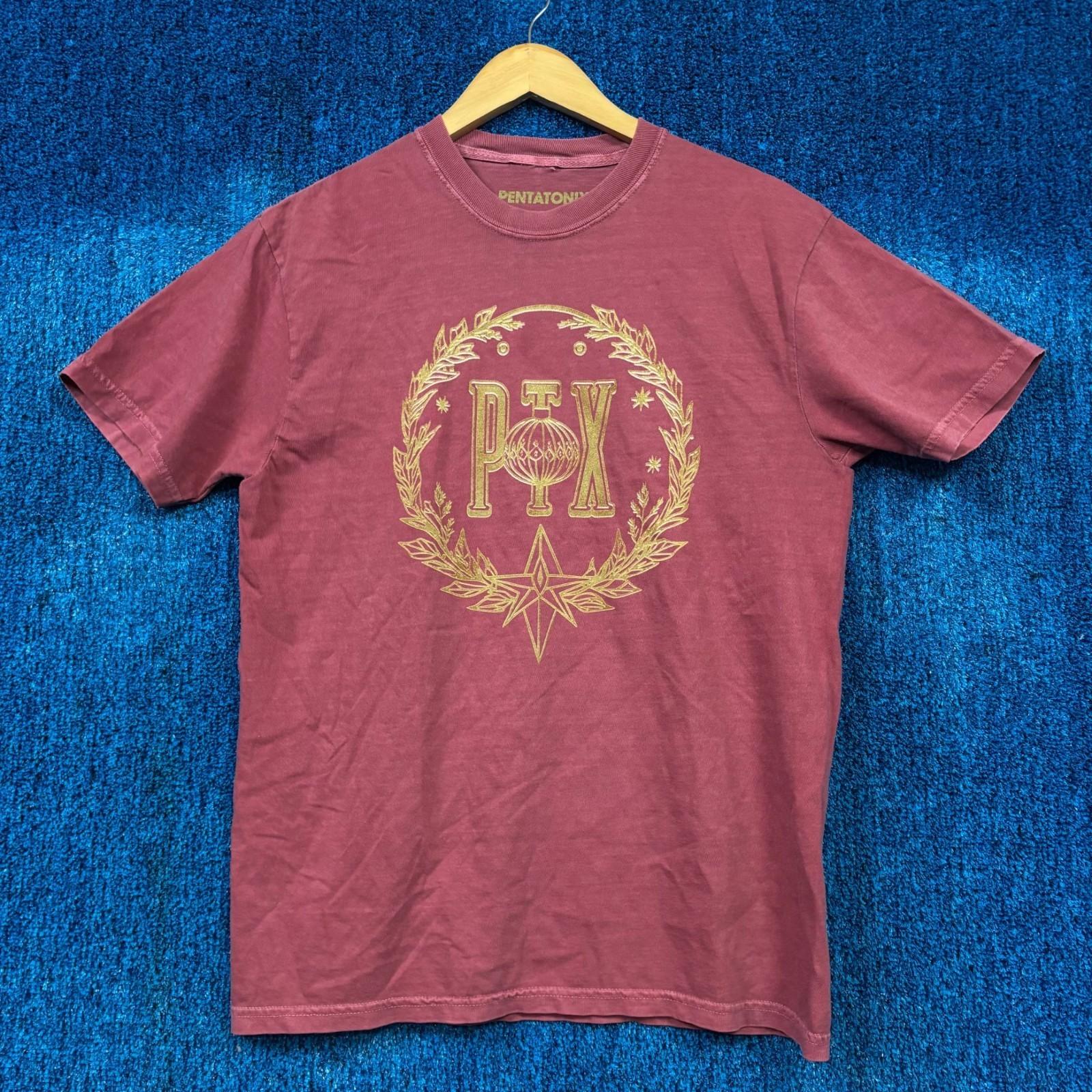 Pentatonix PTX Crest X-mas Brick A Cappella Pop Group Tee M Unisex T-Shirt M